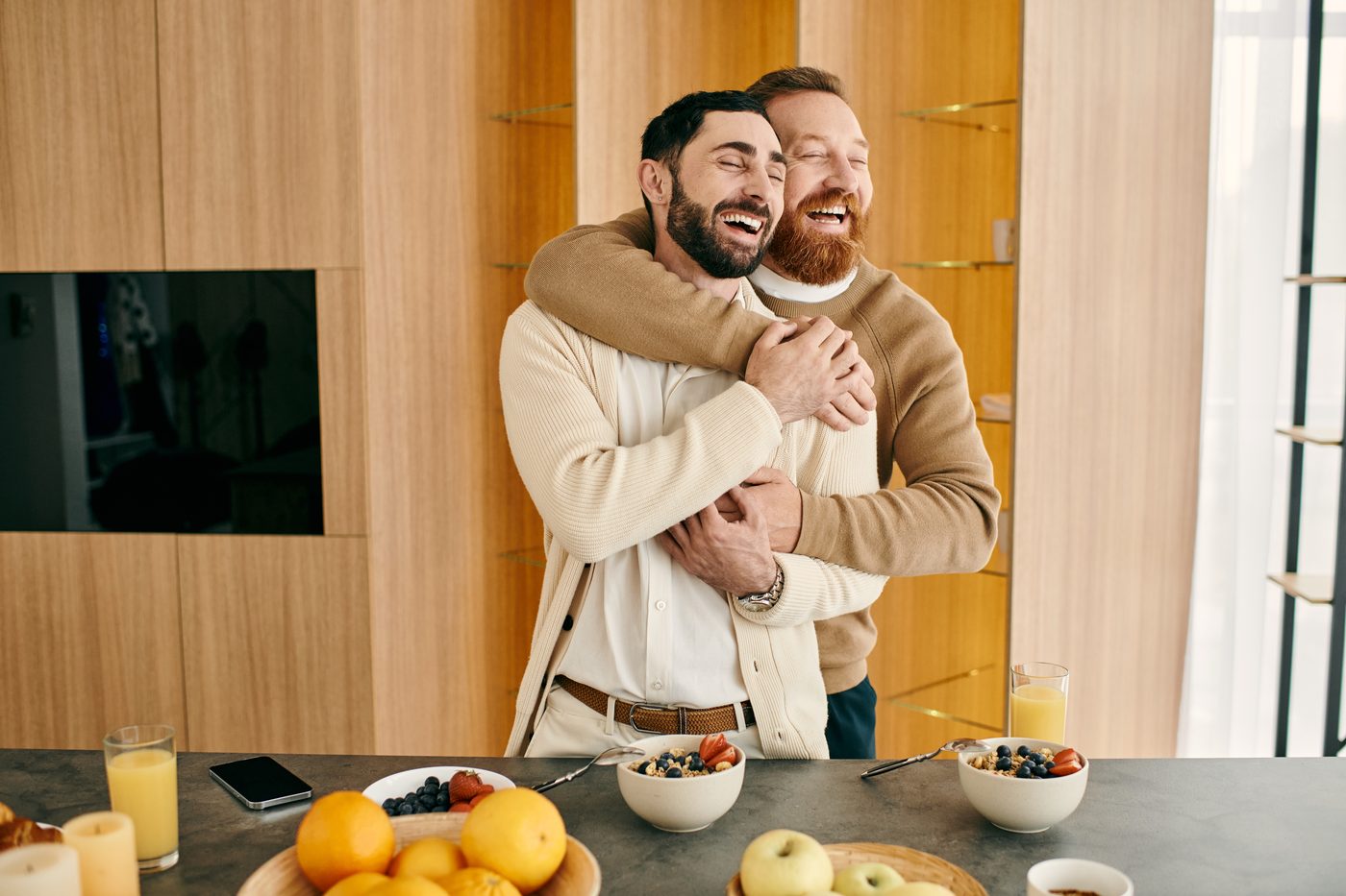 Two Gaydar members enjoying time together after matching